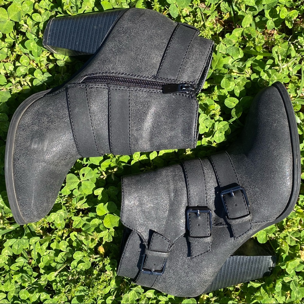 Gray Ankle Booties - Picture 3 of 4